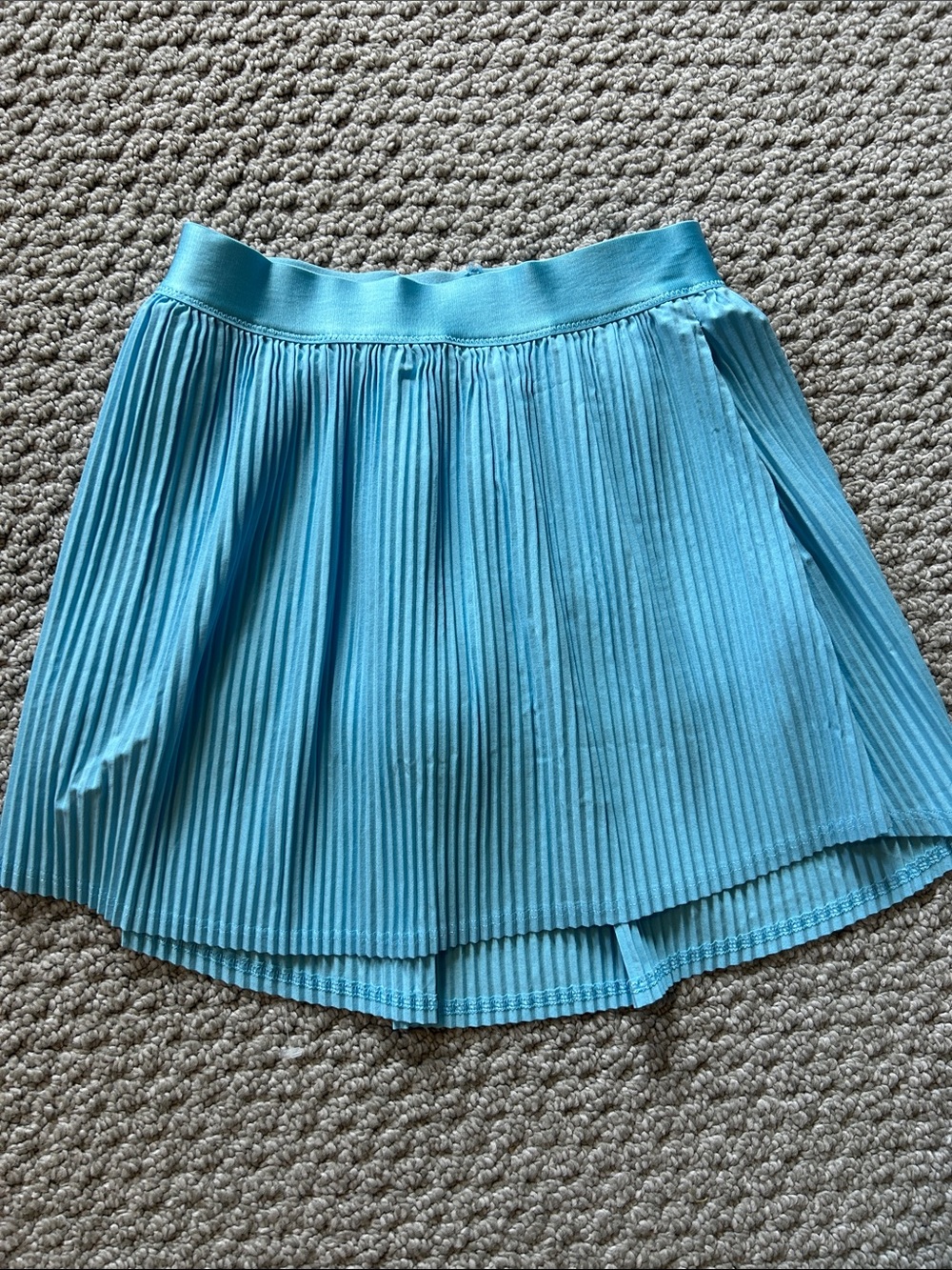 all in motion Light Blue Pleated Skort